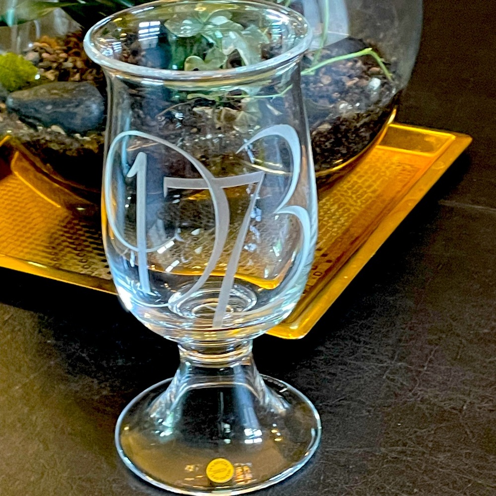 Holmegaard Annual 1973 Danish Goblet Signed!